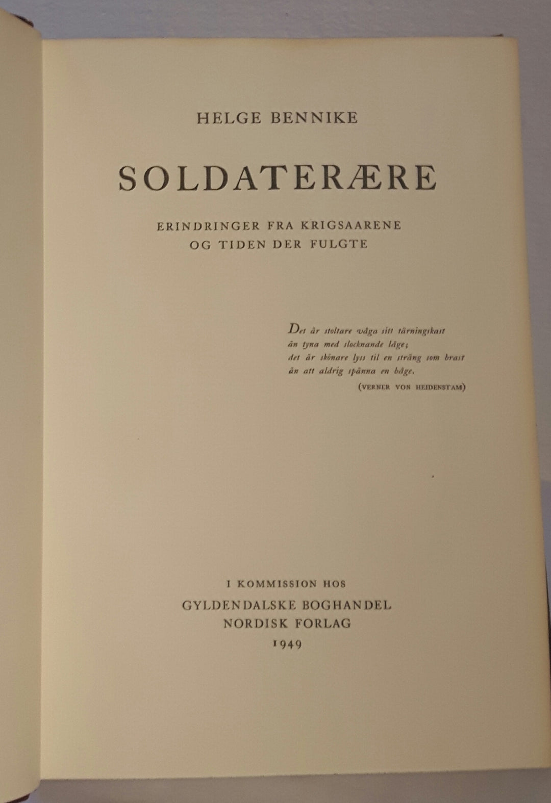 Soldaterære