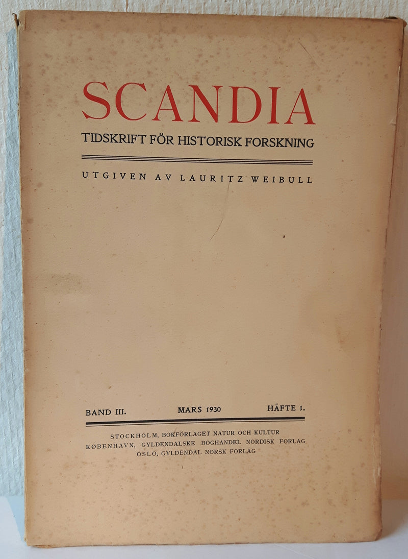 Scandia Band III. Häfte 1 1930