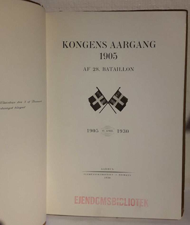 Kongens aargang 1905. af 28. Bataillon