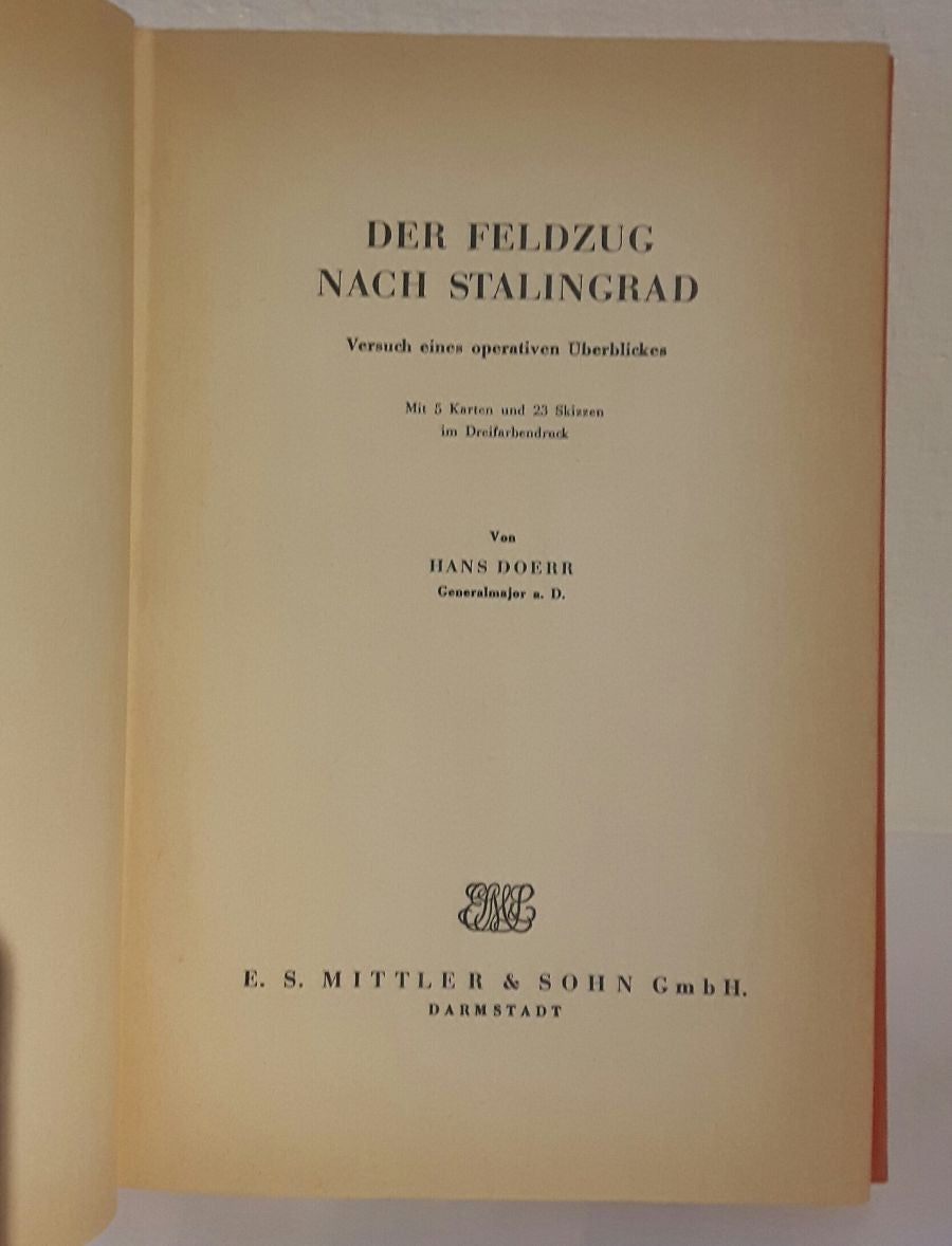 Der Feldzug nach Stalingrad
