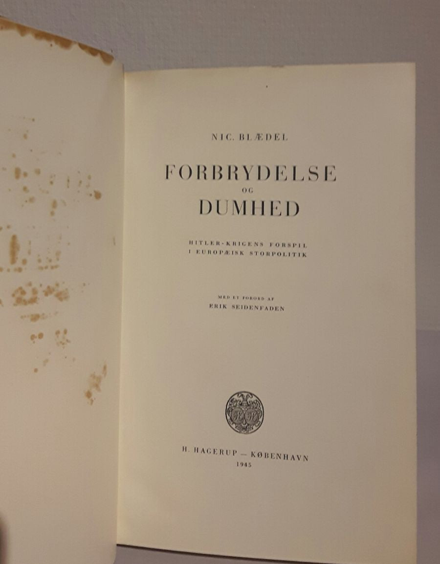 Forbrydelse og Dumhed