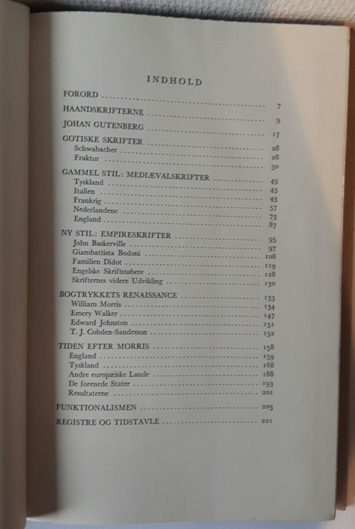 Bogskrifter og Bogtrykkere
