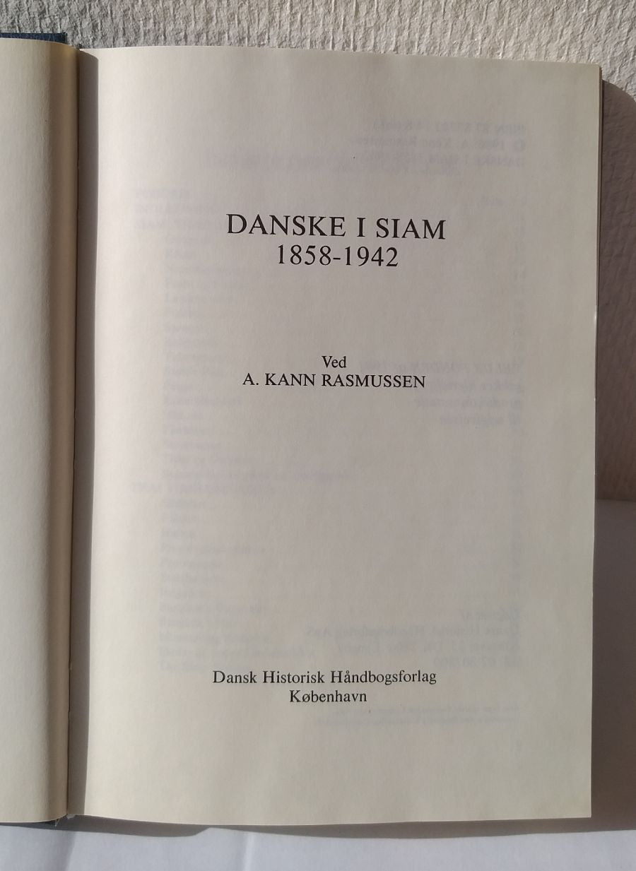 Danske i Siam 1858-1942