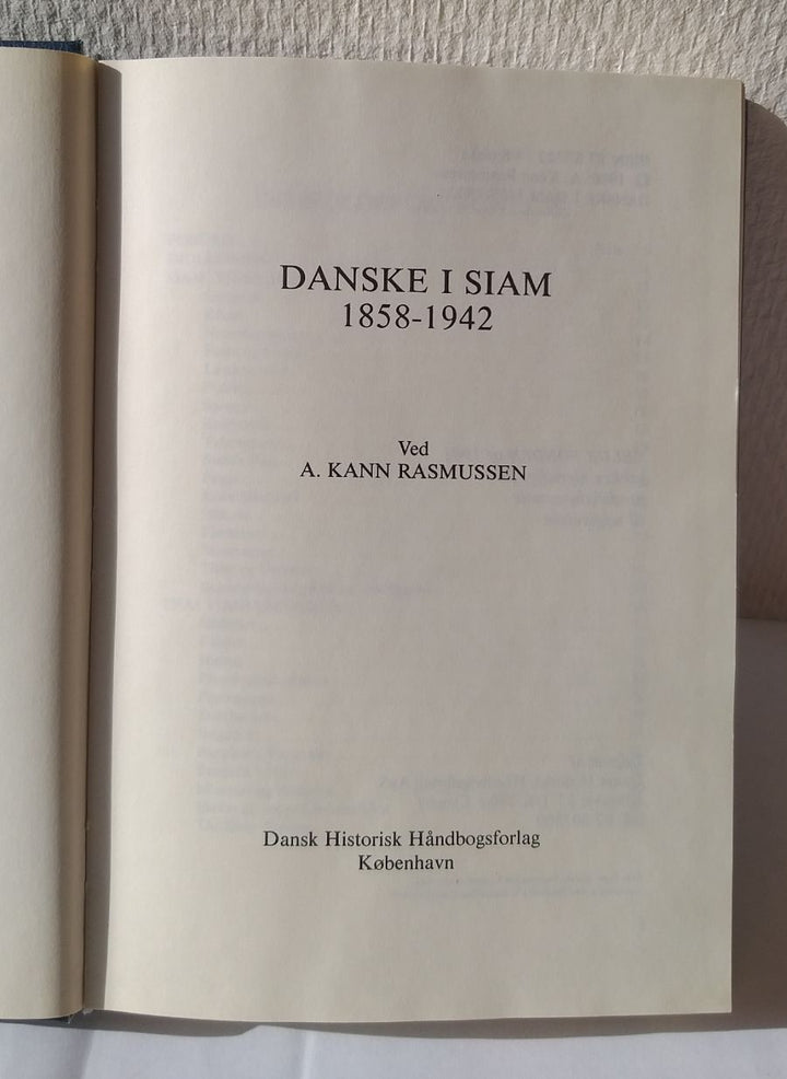 Danske i Siam 1858-1942