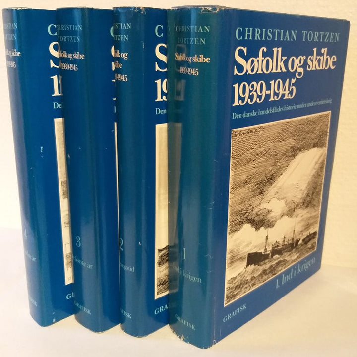 Søfolk og skibe 1939-1945. Den danske handelsflådes historie under anden verdenskrig. 1-4.