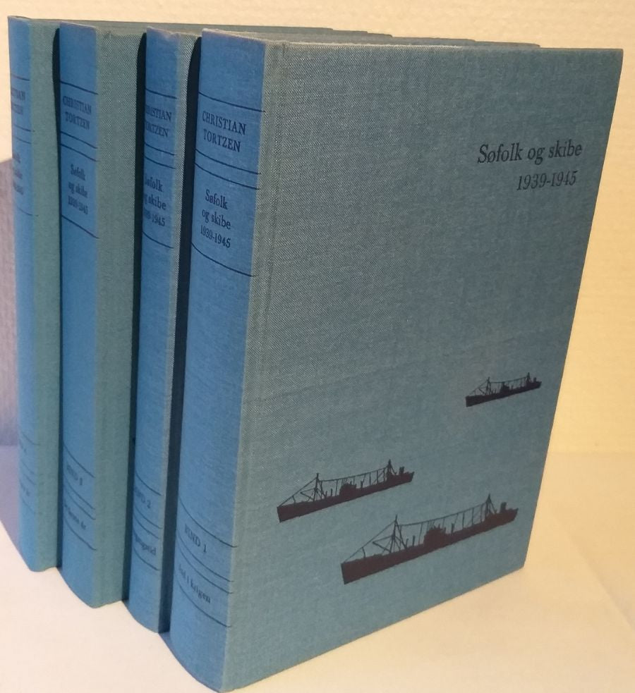 Søfolk og skibe 1939-1945. Den danske handelsflådes historie under anden verdenskrig. 1-4.