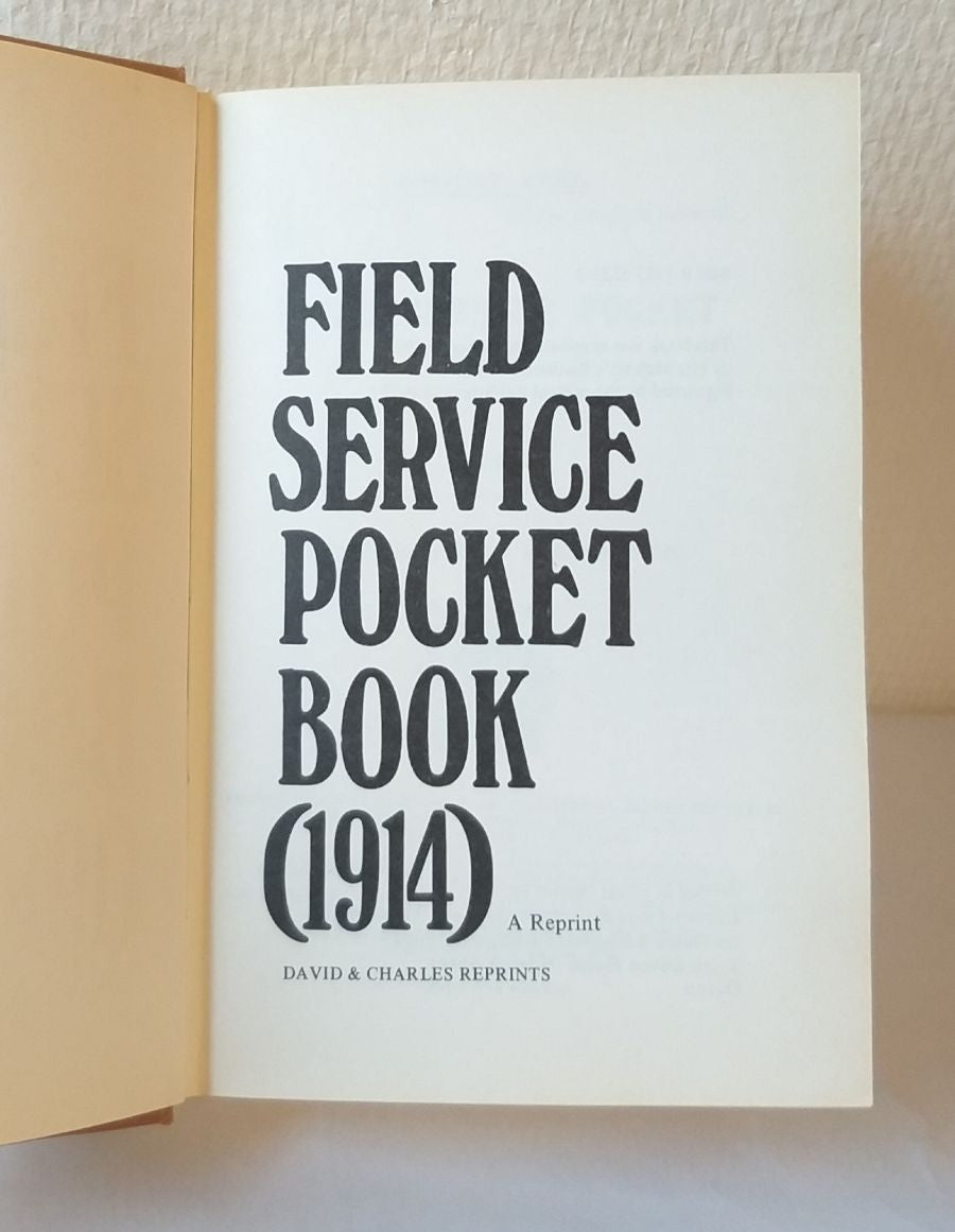 Field service Pocket Book 1914