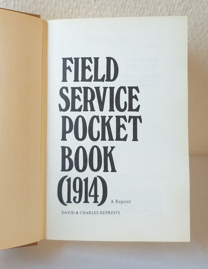 Field service Pocket Book 1914