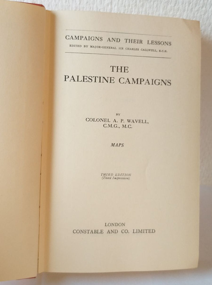 The Palestine Campaigns