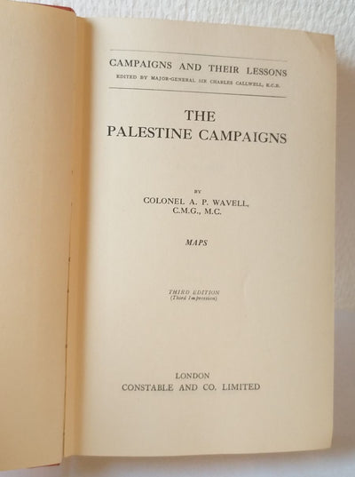 The Palestine Campaigns