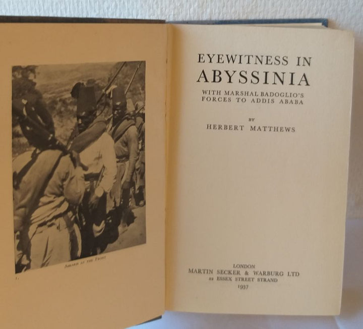 Eyewitness in Abyssinia
