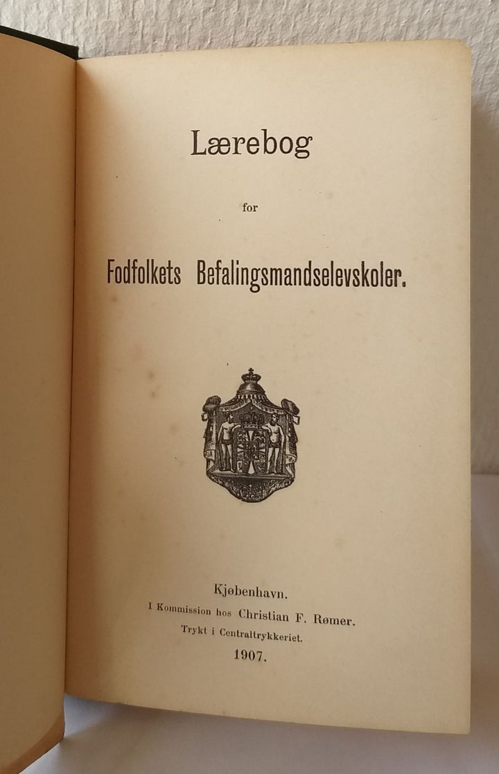 Lærebog for Fodfolkets Befalingsmandselevskoler