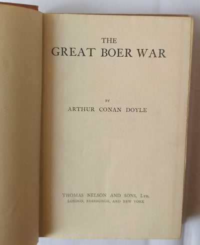 The great Boer War