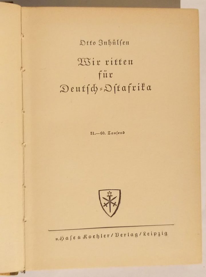 Wir ritten für Deutsch-Ostafrika