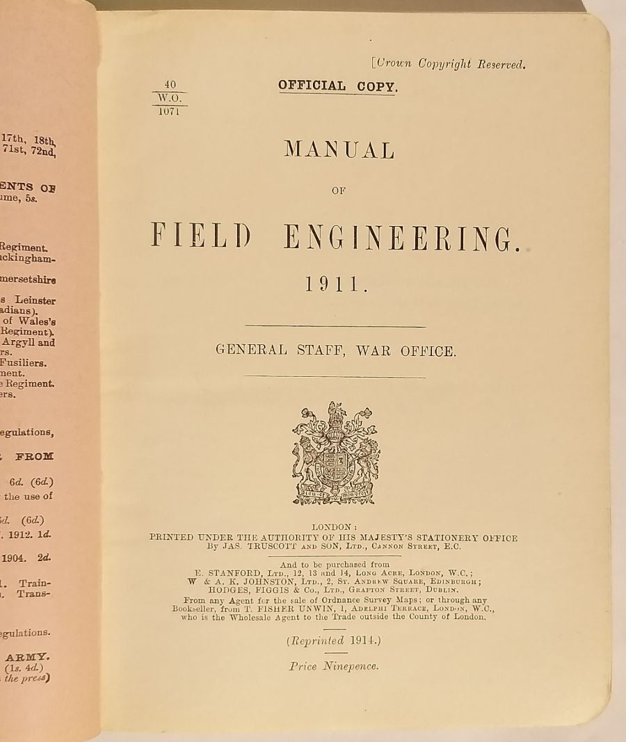 Manual of Field Engineering 1911