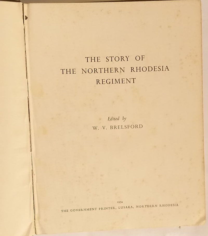 The story of the Northern Rhodesia Regiment