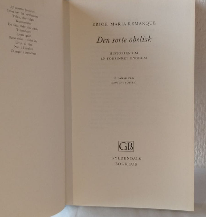 Den sorte obelisk