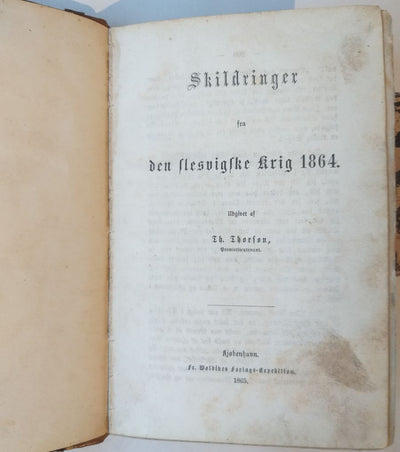 Skildringer fra den slesvigske Krig 1864