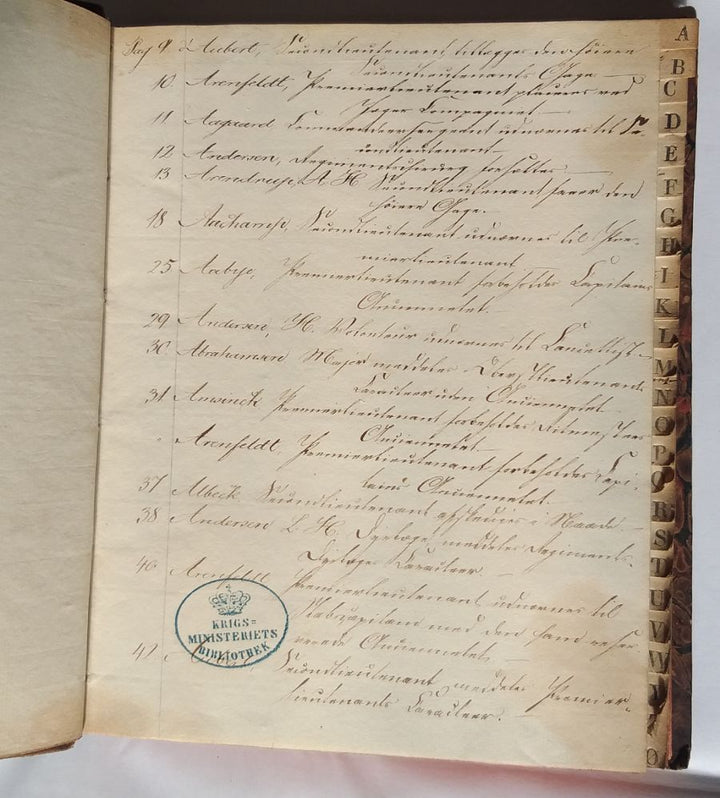 Bekiendtgiørelse af Avancement, Forflyttelse og afgang. 1829