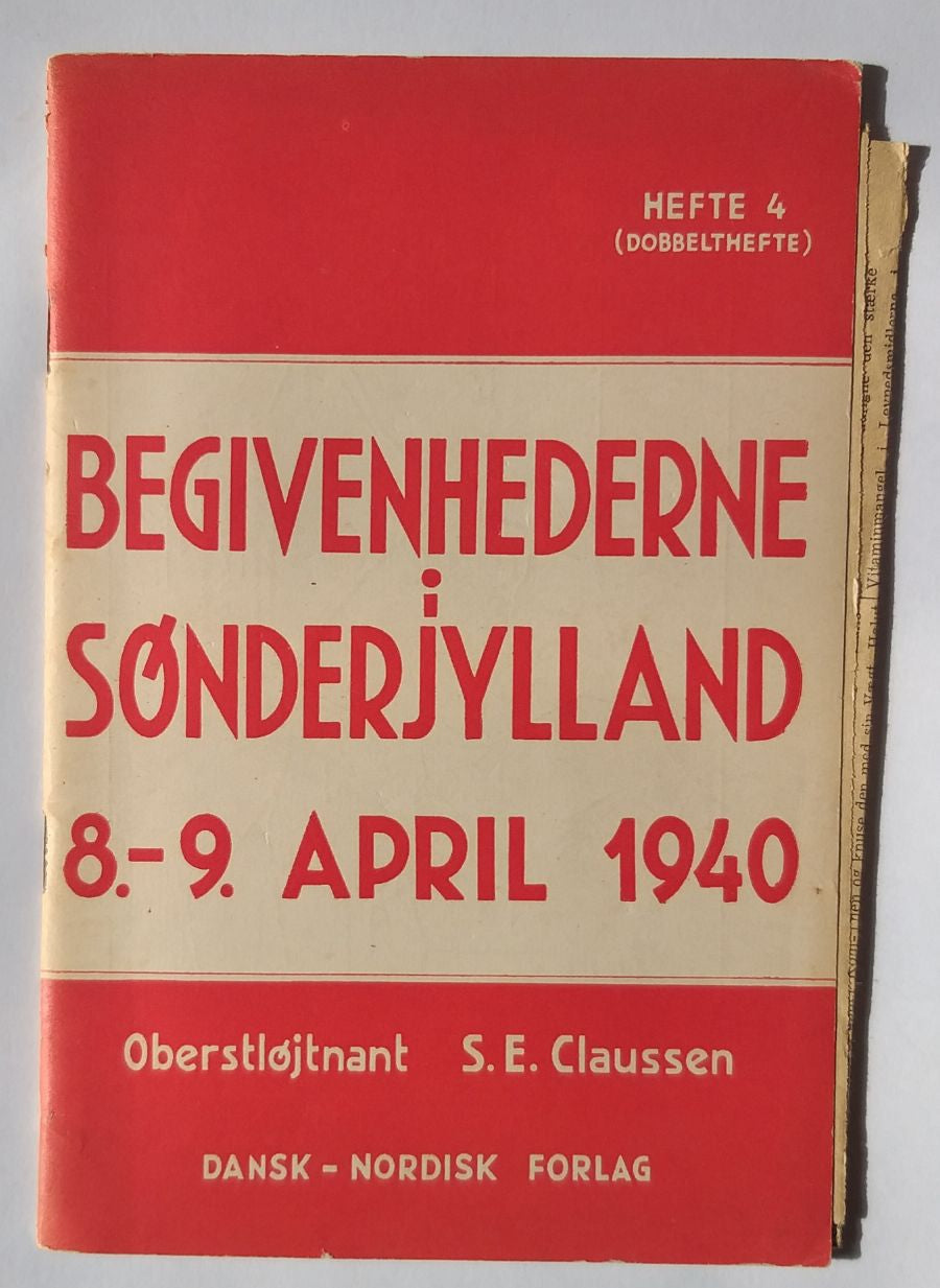 Begivenhederne i Sønderjylland 8. - 9. april 1940