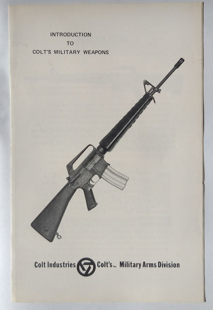 Introduction to Colts Military Weapons
