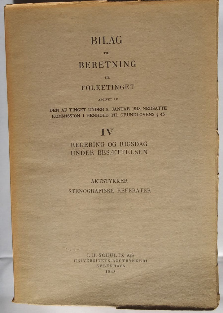 Regering og Rigsdag under besættelsen