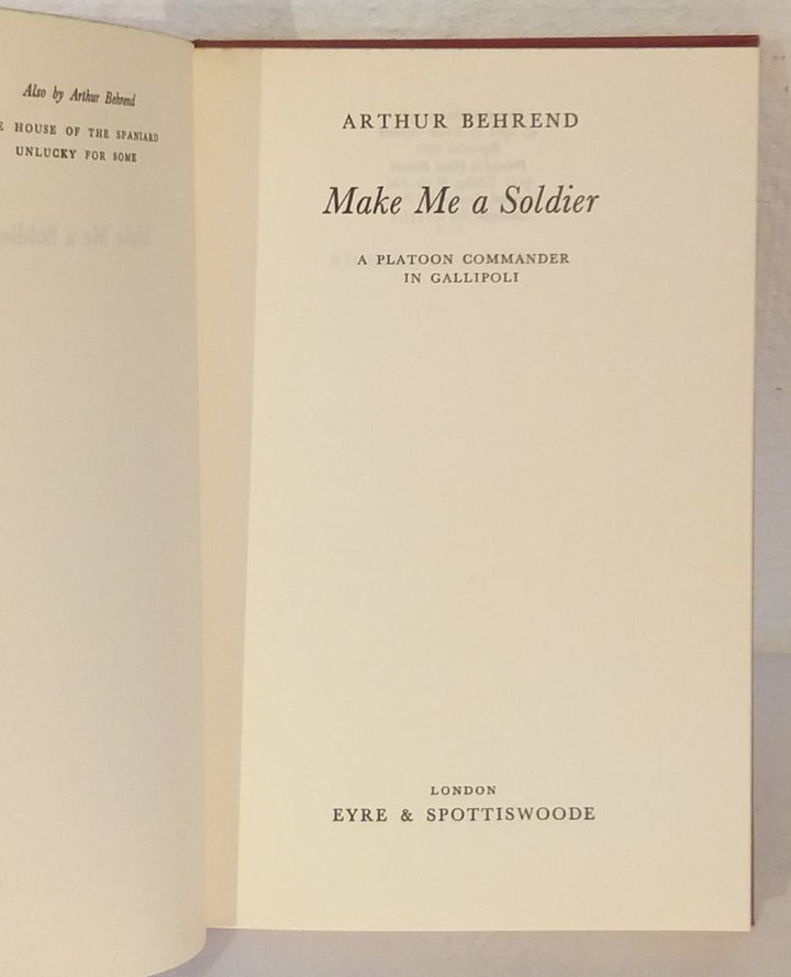 Make Me a Soldier