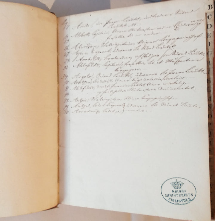 Bekiendtgiørelse af Avancement, Forflyttelse og afgang. 1827