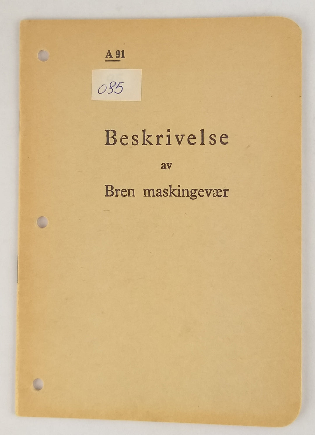 Beskrivelse av Bren maskingevær