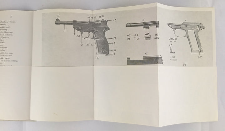 Beskrivelse av 9 mm pistol M/38 (Walther)