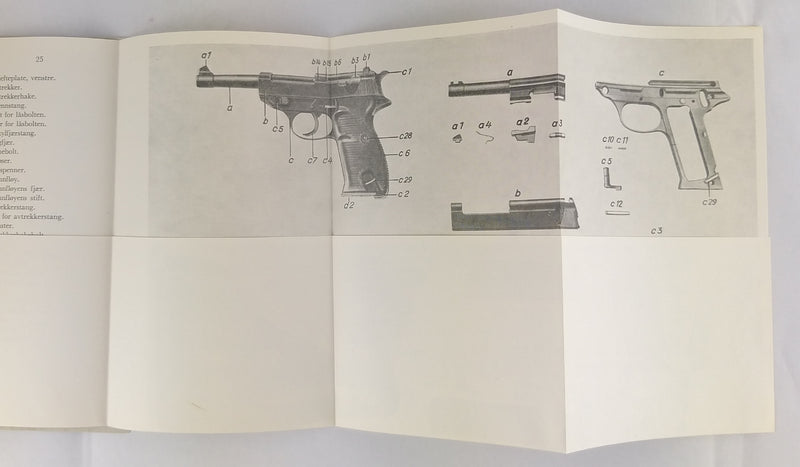 Beskrivelse av 9 mm pistol M/38 (Walther)