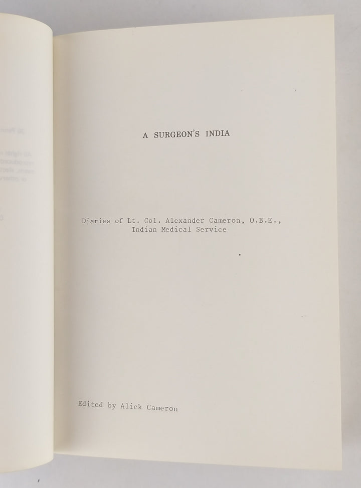 A Surgeon's India