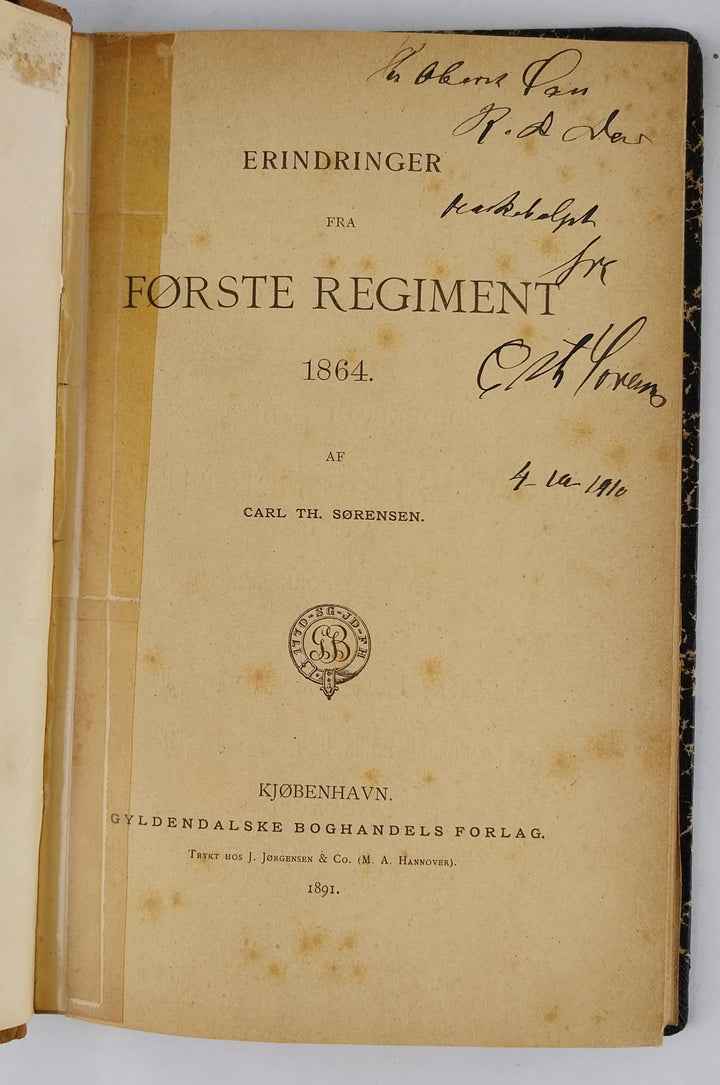 Erindringer fra Første Regiment 1864