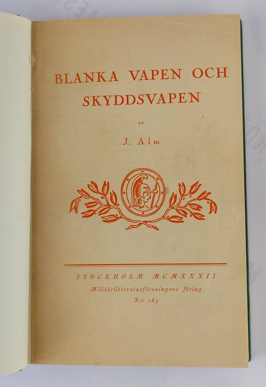 Blanka vapen och skyddsvapen