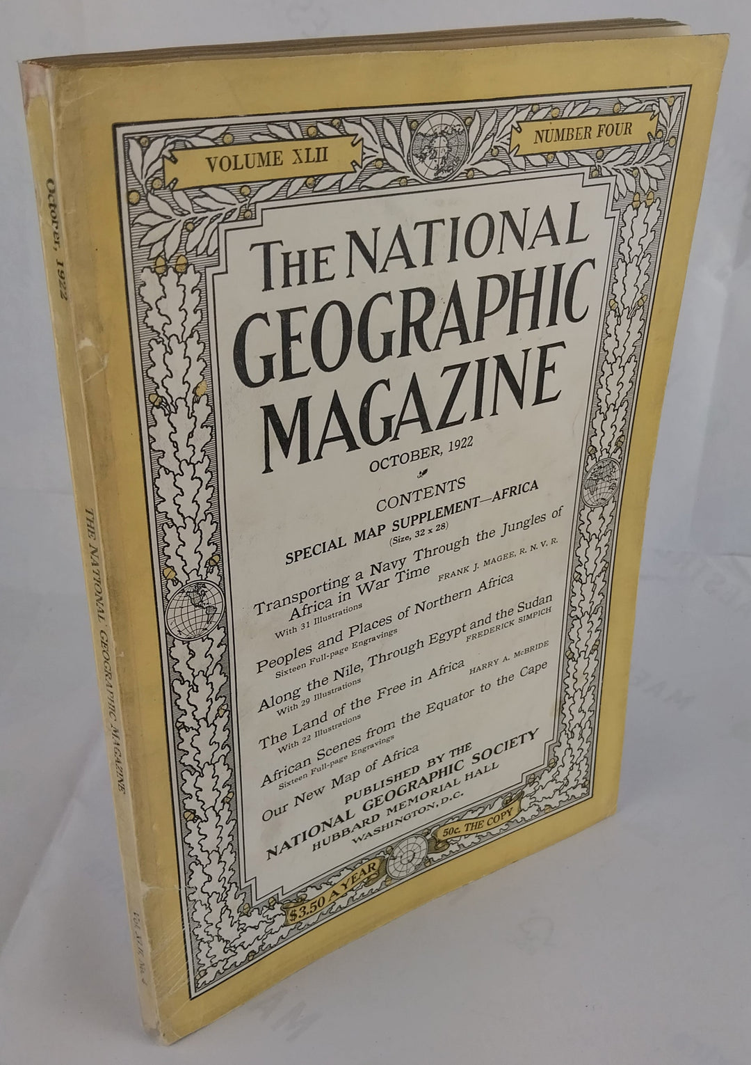 National Geographic Magazine, Volume XLII, Number 4, october 1922