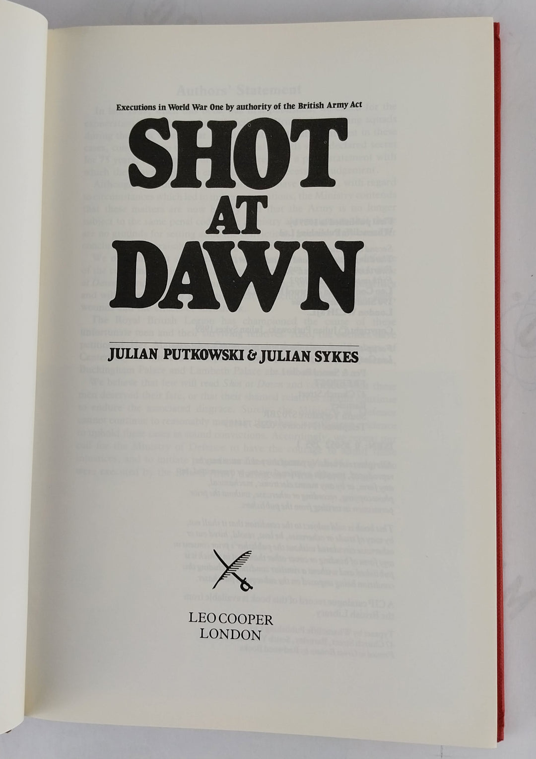 Shot at Dawn