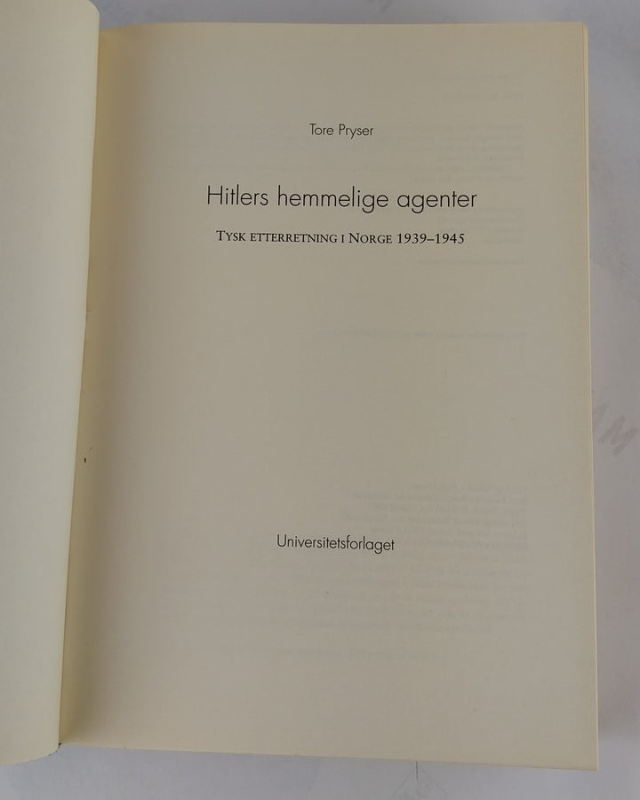Hitlers hemmelige agenter