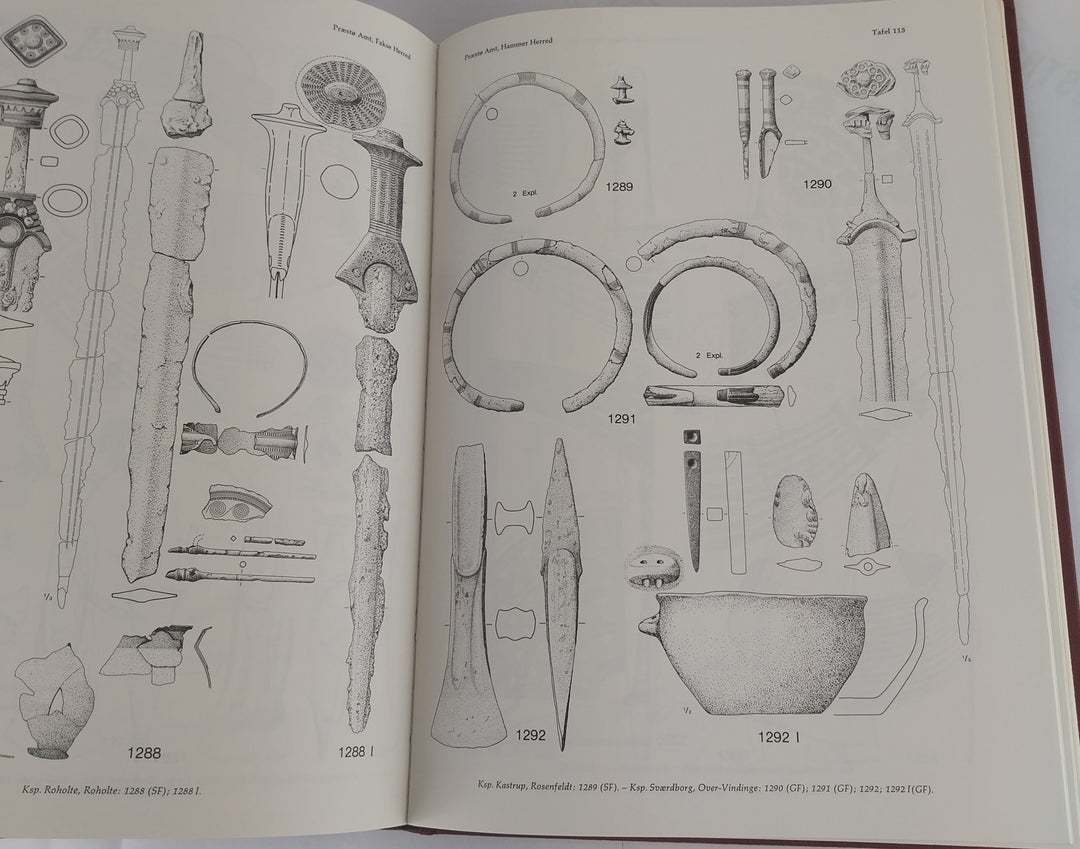 Die Funde der älteren Bronzezeit des nordischen Kreises in Dänemark, Schleswig-Holstein und Niedersachsen. Band II.
