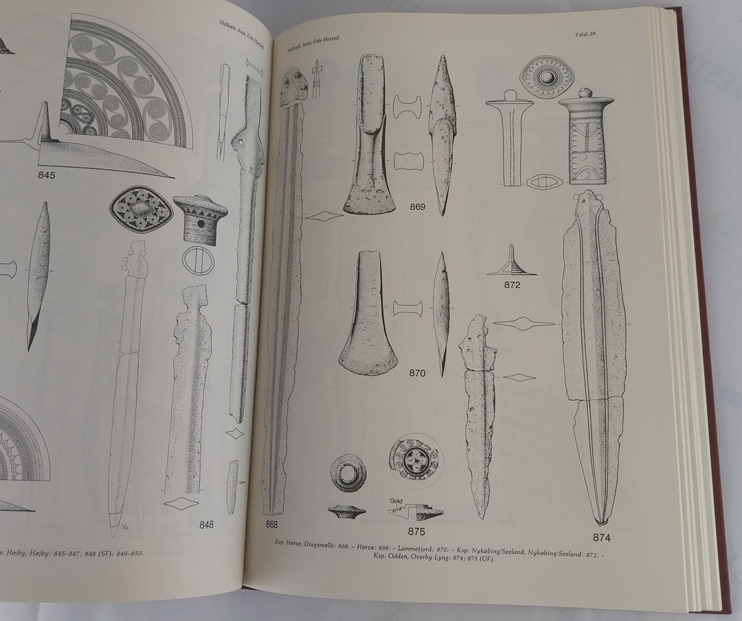 Die Funde der älteren Bronzezeit des nordischen Kreises in Dänemark, Schleswig-Holstein und Niedersachsen. Band II.