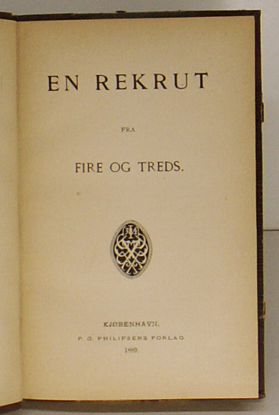 En rekrut fra fire og treds