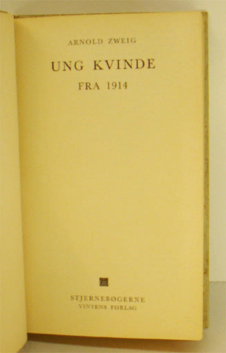 Ung kvinde fra 1914