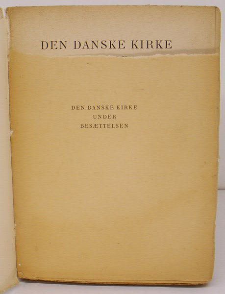 Den danske Kirke under besættelsen