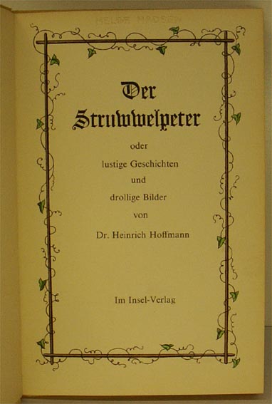 Der Struwwelpeter