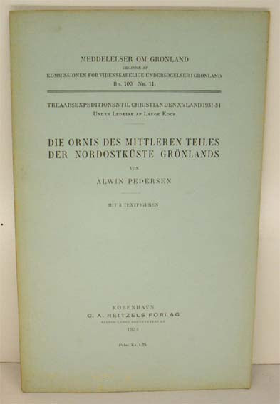 Die Ornis des Mittleren teiles der Nordostküste Grönlands