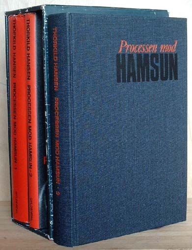 Processen mod Hamsun. Bind 1-3.
