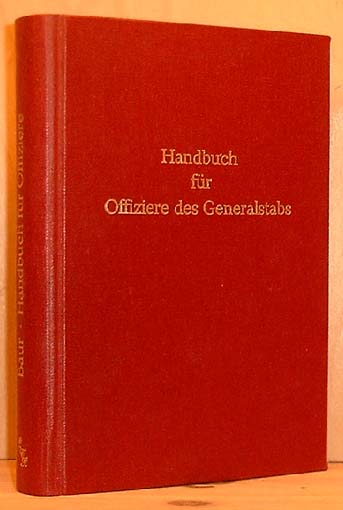 Handbuch für Offiziere des Generalstabs