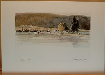 Le Lac de Bienne et Ille de Saint-Pierre