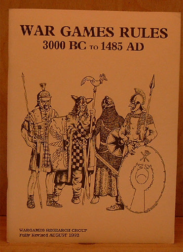 War Games Rules 3000 BC to 1485 AD