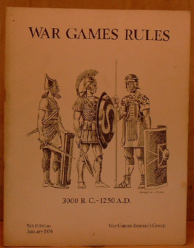 War Games Rules 3000 BC to 1250 AD
