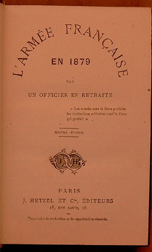L'Armée Francaise en 1879